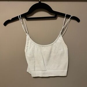 Aritzia Cropped Ribbed Tank